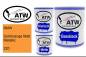 Preview: BMW, Goldorange Matt Metallic, 220: 1L Lackdose + 1L Klarlack + 500ml Härter - Set, von ATW Autoteile West.